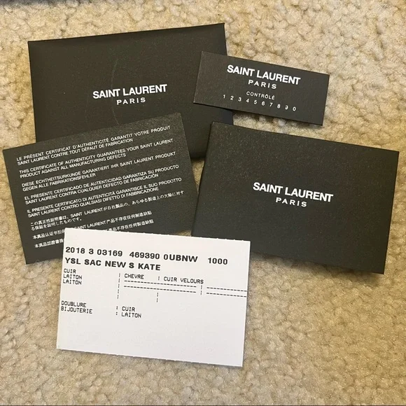 Saint Laurent Kate Small Crossbody YSL Monogram Kate Small Suede Chain Crossbody - Picture 3 of 14